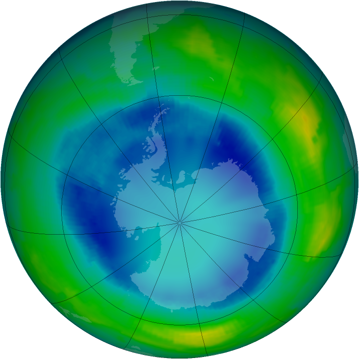 Ozone Map 1996-08-15